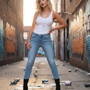 Madewell The High-Rise Slim BoyJean in Neal model $135 price tag size 23" NWT